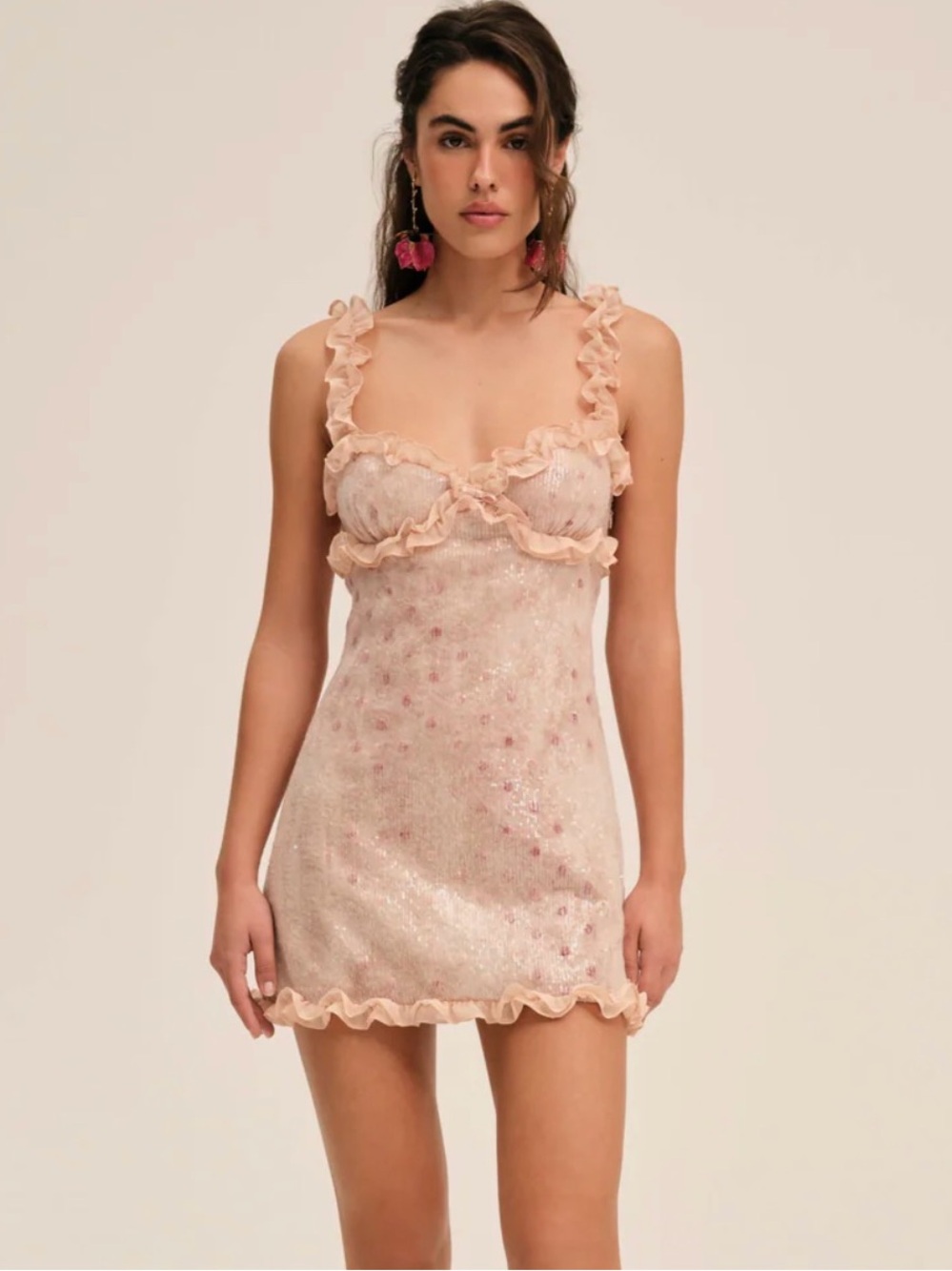 For Love and Lemons Sophia Sequin Mini Dress